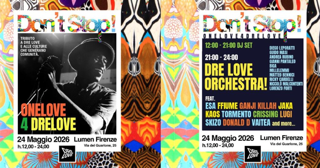 DON'T STOP - OneLove4DreLove - Florence - Official Artwork