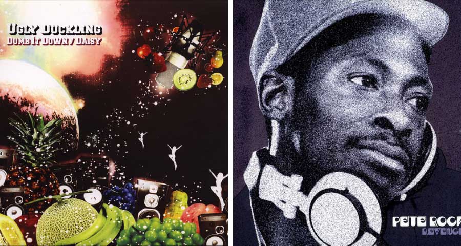 Handcuts Records artworks featuring Pete Rock and Ugly Duckling