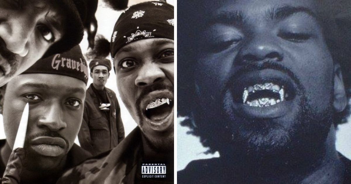 RZA and the Gravediggaz cover with his own grillz, and Method Man in 1994 own grillz