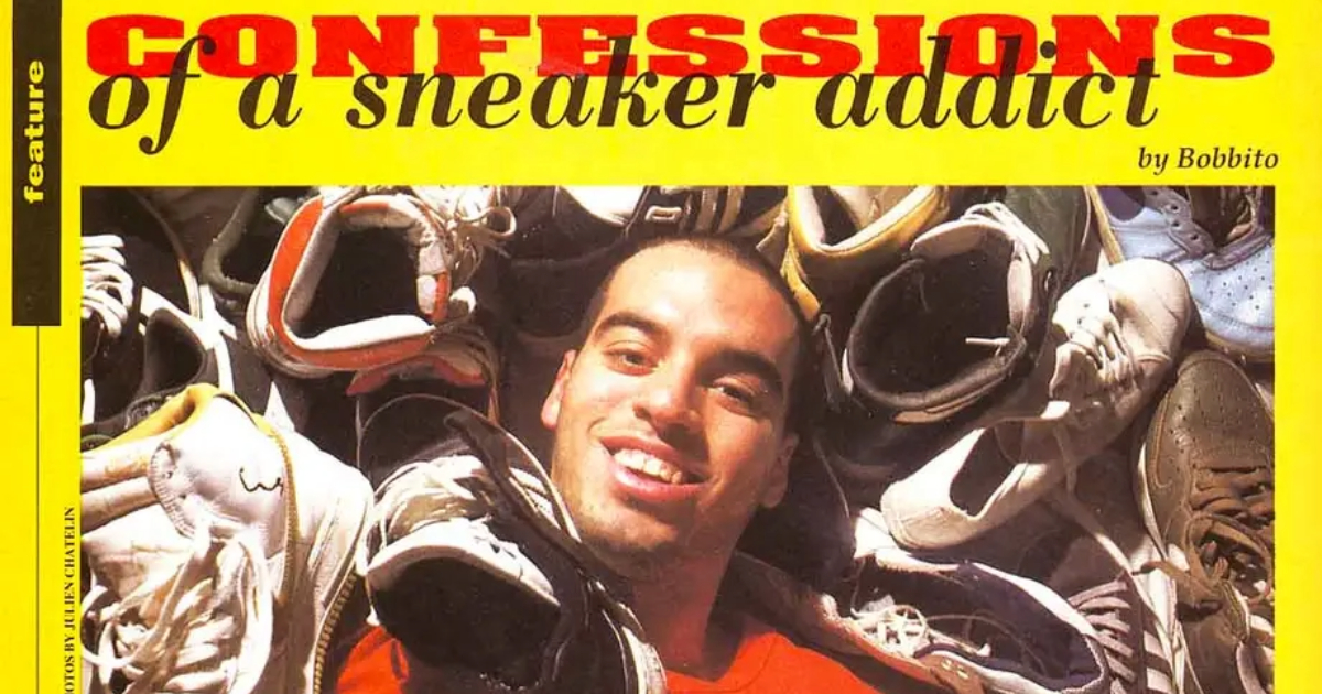 Bobbito Garcia feature for The Source Magazine called “Confessions of a Sneaker Addict”