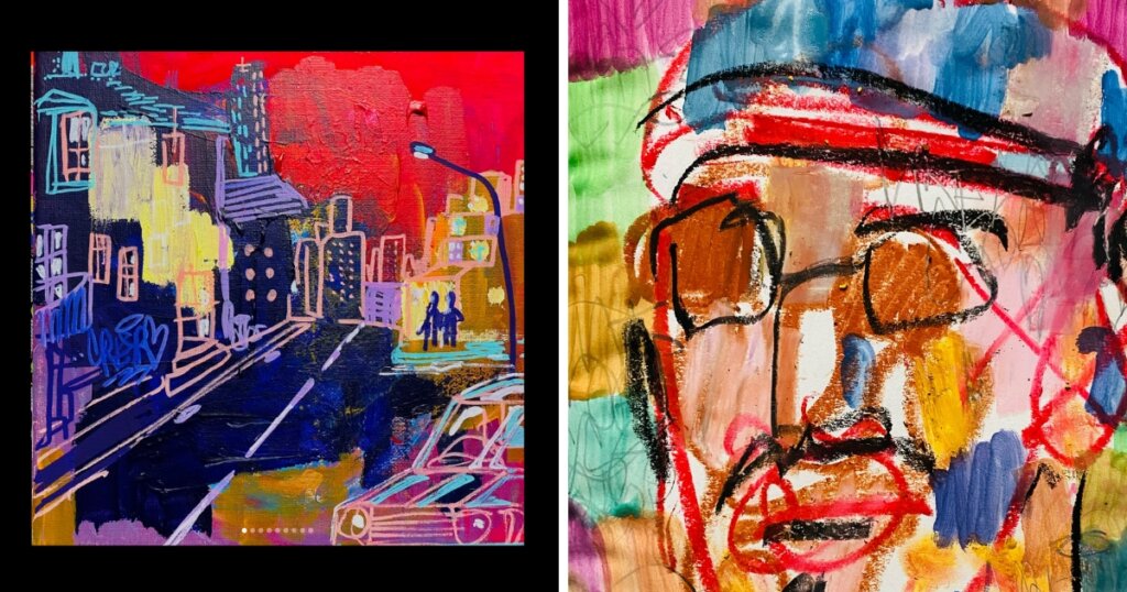 Esa paintings and drawings